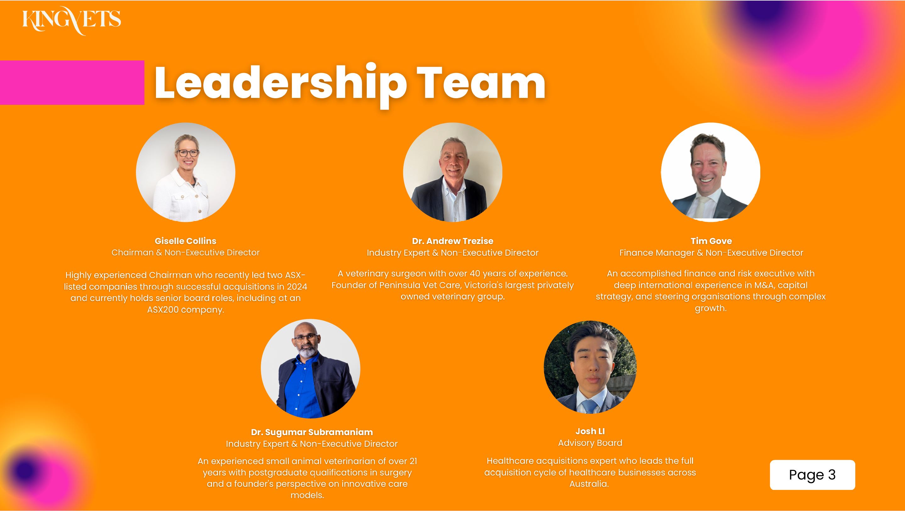 KingVets Advisory Board